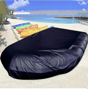 Resim Su Geçirmez Toz Geçirmez Ve Uv Geçirmez Şişme Kauçuk Bot Koruyucu Kapak Kayık Örtüsü, Boyut: 380x94x46cm Siyah 