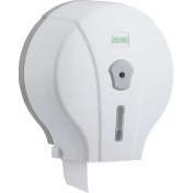 Resim Vi̇alli̇ Mini Jumbo Wc Tuvalet Kağıdı Dispenseri Aparatı Beyaz MJ1 