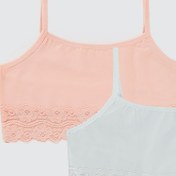 Resim Civil Girls Kız Çocuk 2'li Büstiyer 10-14 Yaş Beyaz-somon Beyaz-somon 