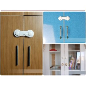 Resim Portakal Safety Dolap-Kapak Kilidi*2Adet Çok Renkli 