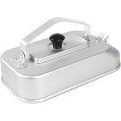 Resim Yaleker Alüminyum 300ml Ultra-hafif Kamp Kettle: Tek Kişilik, Gönüllü, Dağ Yürüyüşü, Piknik İçin Çay/ Kahve Hazırlama Kastrı Gümüş Gümüş 