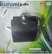 Resim Euromix Krom Tuvalet Kağıtlığı Banyo Wc Askılığı 