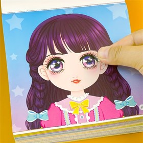 Resim Prensesleri Giydirme Sticker Kitabı - Kızlar İçin Yeniden Kullanılabilir Mod Stickerları, Kendin Yap Kostüm Aktivite Oyuncak, Çocuk Sticker Aktiviteleri İçin Mükemmel, Doğum Günleri ve Tatiller İçin Harika, Çin Versiyonu 