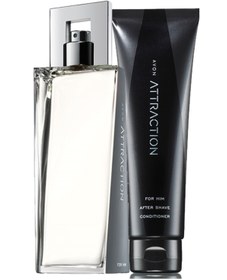 Resim Avon Attraction Erkek Parfüm 75 Ml. ve Attraction Tıraş Losyonu İkili Paket 