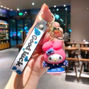 Resim Baijiafu2 Yeni Çizgi Film Animasyon Stitch Serisi Yumuşak Kauçuk Anahtarlık Bebek Çantası Kolye Anahtarlık Küçük Hediye (Yurt Dışından) 