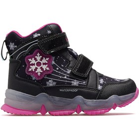 Resim Buckhead Snowy Kız Çocuk Waterproff Outdoor Işıklı Bot 25k Buck3034 Siyah Siyah 