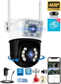 Resim O-kam 3011 Dual Lens Wifi Akıllı Kamera , Yapay Zeka, Gece Görüş, 