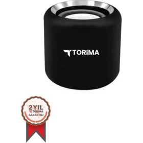 Resim Torima D12 Taşınabilir Kablosuz Bluetooth Hoparlör Siyah 