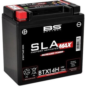 Resim Bs Btx14h Sla Max 2004-2006 Kawasaki Klv 1000 Uyumlu Akü Jel Akü 