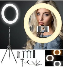 Resim SOMIC Ring Light 18 Inç 480 Led Işık 2m Stand Kuaför Makyaj Youtuber Güzellik Merkezi 