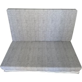 Resim Vip Home Concept Market Ürünleri Şark Köşesi Minderi Büyük Ölçü Katlanır Sünger Yatak 120x195x8 CM-GRİ-Çift Kişilik Yatak 