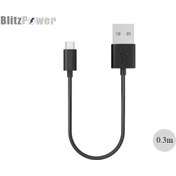 Resim Kısa Usb Type-c Data Kablosu 0,3 Metre 