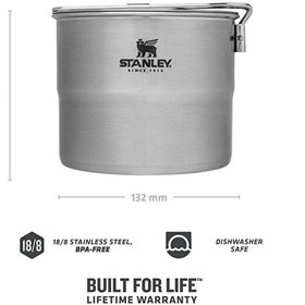 Resim Stanley Adventure Paslanmaz Çelik İki Kişilik Pişirme Seti 