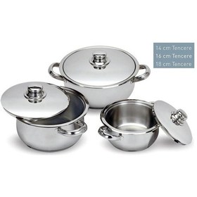 Resim Gülsan 6 Parça Çelik Kapaklı Çakır Güveç Set 