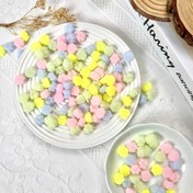 Resim Çok renkli mini kedi pati yumuşak sıkma oyuncağı, çamur yumuşak oyuncak, ofis sıkma oyuncağı DIY, kolay temizlenebilir, ev dekorasyonu, Ramazan hediyesi, Aziz Pavlus Günü hediyesi, parti hediyesi 