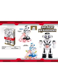 Resim Df-6022 Işıklı Ve Müzikli Disk Atan Uzay Savaşçısı Robot 