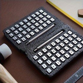 Resim Deri Damgalama Kiti Damga Delme Seti Alfabe Harf Numara Damgaları Araçları DIY Deri El Sanatları Oyma At Yapım Araçları 