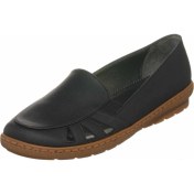 Resim Costo Shoes DRL6018 Siyah Büyük Numara Kadın Babet Ayakkabı Kauçuk Taban Rahat Geniş Kalıp 