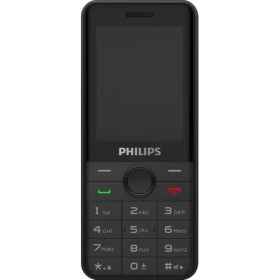 Resim Philips Xenium E172 Kameralı Çift Sim Kart Tuşlu Cep Telefonu Siyah 