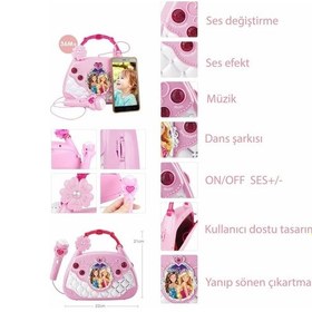 Resim Bao-1706 Mikrofonlu Mp3 Çalar Parti Müzikleri El Çantası-vardem 