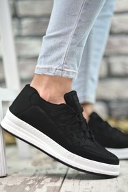 Resim Riccon Siyah Beyaz Erkek Sneaker 