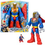Resim Imaginext DC Super Friends Superman Insider ve Exo Kostümü JCT47 