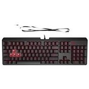 Resim HP 6YW75AA Omen Encoder Kablolu Brown Cherry MX Switch Türkçe Mekanik Oyuncu Klavyesi 