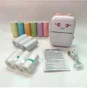 Resim Willowhaven Cep Mini Kablosuz Yazıcı 200dpi Taşınabilir Usb Şarjlı Mavi+12 Rulo Termal Kağıt Mavi+12 Rulo Termal Kağıt 