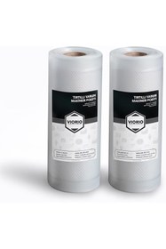 Resim BRF 33DTicaretDY VI'ORIO 10 Metre Tırtıklı Rulo Vakum Poşeti Torbası (SEÇENEKLİ) (25 cm) 