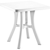 Resim Holiday Royal 70x70 Bahçe Ve Balkon Masası Beyaz 
