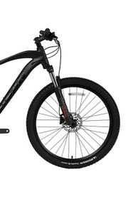 Resim Bisan MTX 7400 43 CM HD 27.5 Jant 27 Vites Mat Parlak Siyah Erkek Dağ Bisikleti 