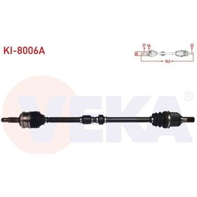 Resim Komple Aks Sag On Kıa Ceed 1.6 Crdı Abslı 46 Dıs A-t Uzunluk 943mm 2006-2012 