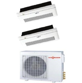 Resim Viessmann Vitoclima Multi Tek Yön Kaset 1+2 Sistem O4F3080M2 9+9 Btu İç 8,0 Kw Dış Ünite 