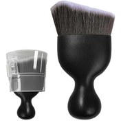 Resim Fortunelane Araç İç Detay Temizlik Fırçası - Yumuşak Eğik Tüy, Otomatik Toz Toplama, Panel & Klima Vantili Temizleyici Kahve Ren 