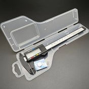 Resim WeluvFit Dijital Vernier Kaliper, 0-150mm, Yüksek Dayanıklılıkta Plastik Ölçüm Aracı, LED Ekran, İç ve Dış Çap, Pil ile Çalışır, Şarj Edilemez, Saklama Kutusu Dahil, Hassas Ölçüm Aracı | Kompakt Tasarım | Dayanıklı Plastik Kasa, El Sanatları için Kaliperler 