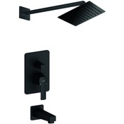 Resim Gpd Ankastre Duş Seti Pedra Siyah 