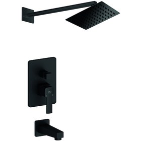 Resim Gpd Ankastre Duş Seti Pedra Siyah 