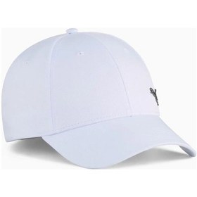 Resim Puma Essentials Metal Cat Baseball Cap Unisex Şapka 02599407 Beyaz 