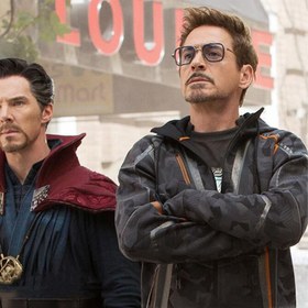 Resim Tony Stark Iron Man Gözlük 