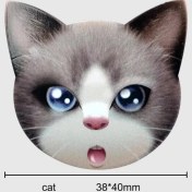 Resim GongtuShop Kara Kedi Stili Hayvan Metal Plaka Evrensel Yedek Metal Sac Levha Manyetik Araç Montaj Telefon Tutucu Için Mıknatıs Mobil Standı Aksesuarları (Yurt Dışından) 