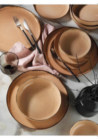 Resim Kütahya Porselen Moderna 24 Parça Yemek Takımı Pearl Y.ağzı P04 