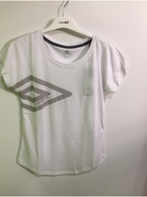 Resim Umbro Vf 0005 Beyaz Bisiklet Yaka Kadın T-shirt 