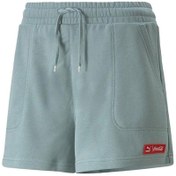 Resim Puma X Coca Cola High Waist Shorts Kadın Şort 536167-98 Yeşil 