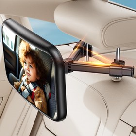 Resim Bebek Araba Aynası, %100 Kırılmaz, 360° Dönebilen Arka Koltuk Aynası 