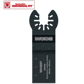 Resim Genel Markalar WA4987 Çok Amaçlı Raspalama Makinası İçin 28x40mm Ahşap, Fiberglas, PVC Universal Kesme Bıçağı 