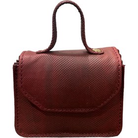 Resim Mon Cheri Bordo Mini Çanta 