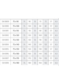 Resim Shower 75X110 Dikdörtgen Monoblok Duş Teknesi 