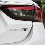 Resim Araba 40t Desen 3d Metal Kişiselleştirilmiş Dekoratif Etiketler, Boyut: 12.5 X 2.5 X 0.5cm 