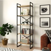 Resim Yurudesign Voyage Metal Kitaplık 5 Raflı 175cm Vg3-a 