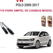 Resim Volkswagen Polo 6R T10 Plaka Led Lambası ve Canbus Modülü 